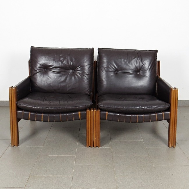 Leather double seat -Ton