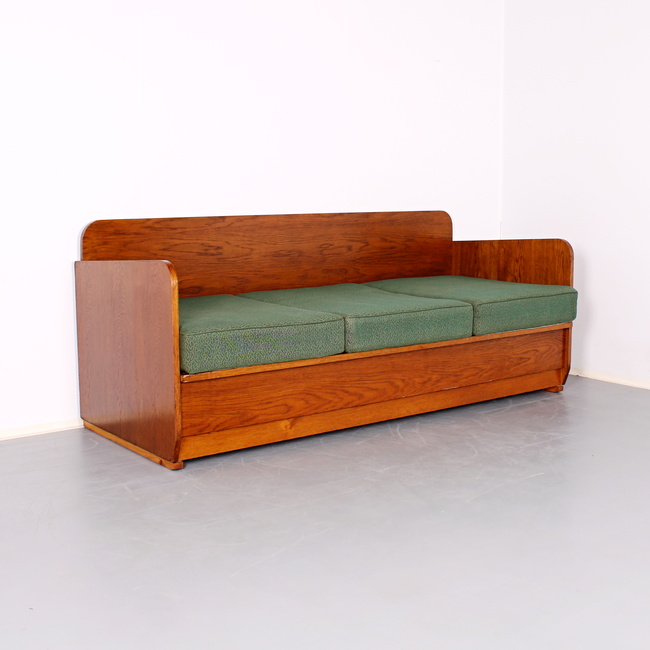 Fold-out couch - Jindřich Halabala