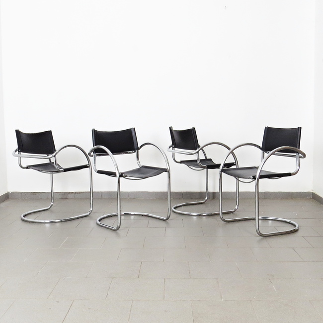 Trubkové židle - Kovona (4 kusy)