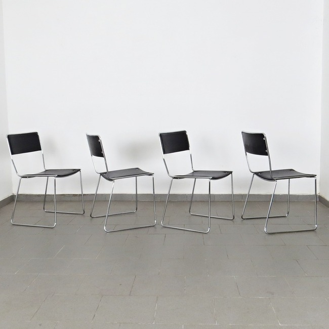 Stohovatelné židle - 4 kusy