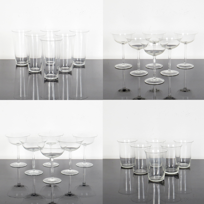 Drinking set for 6 persons - Ladislav Sutnar (24 pieces)